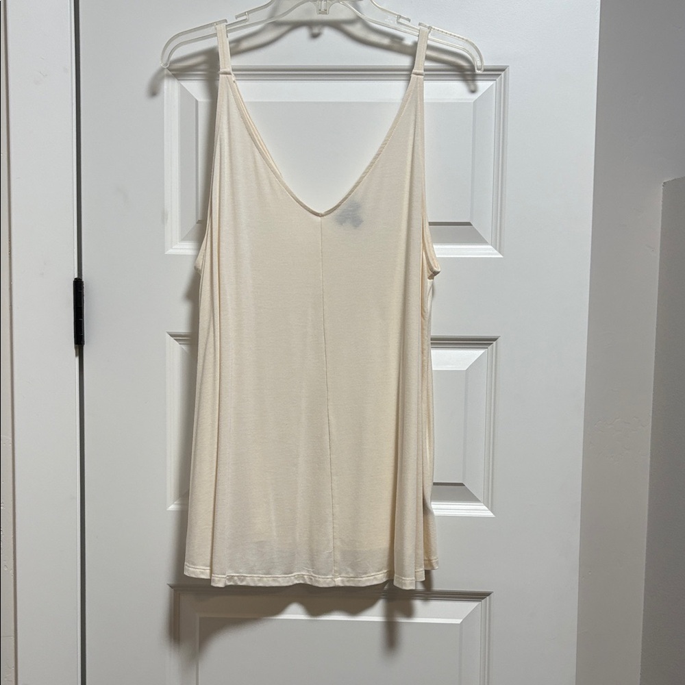 Torrid Cream V-Neck Top